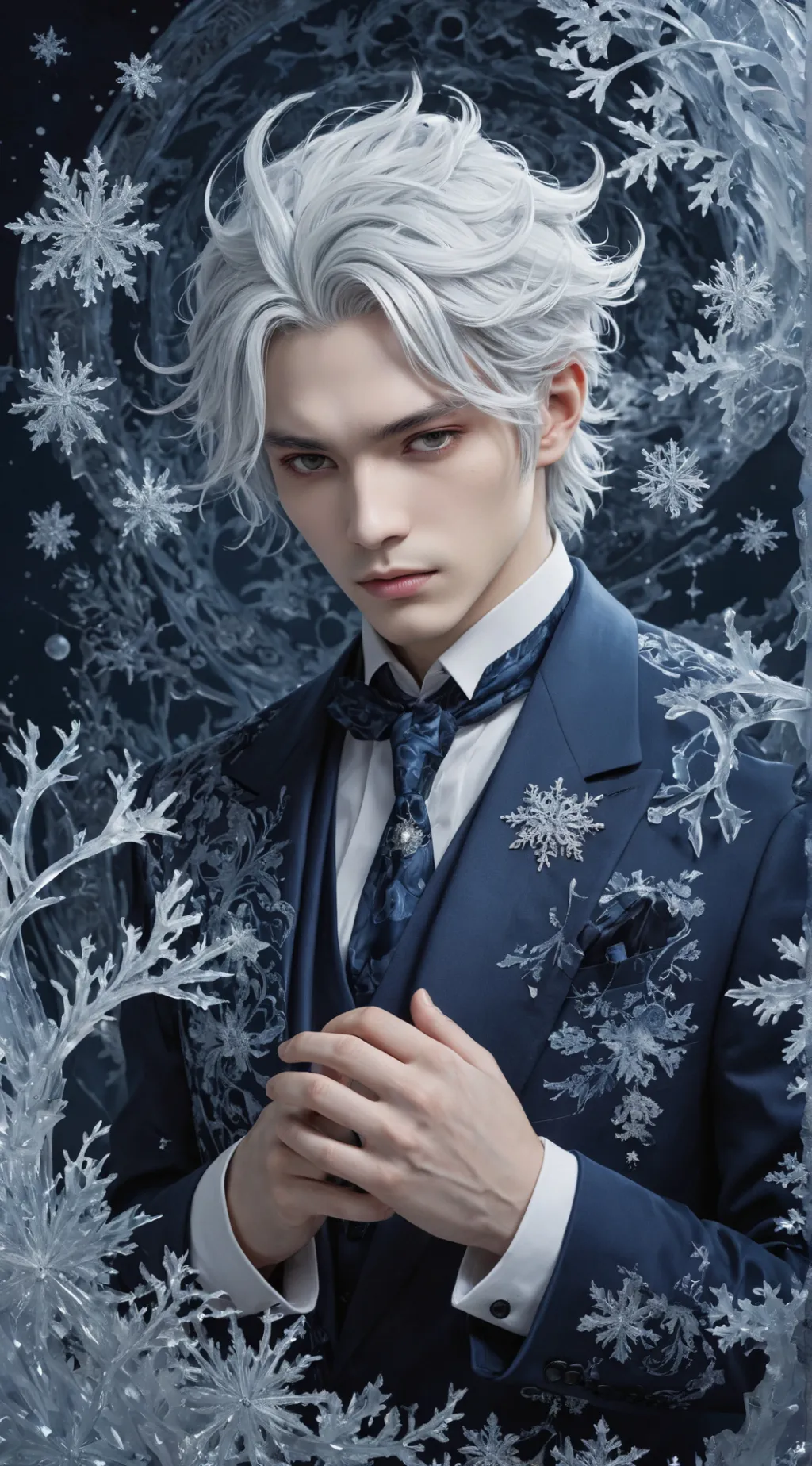 ai character: Frost background