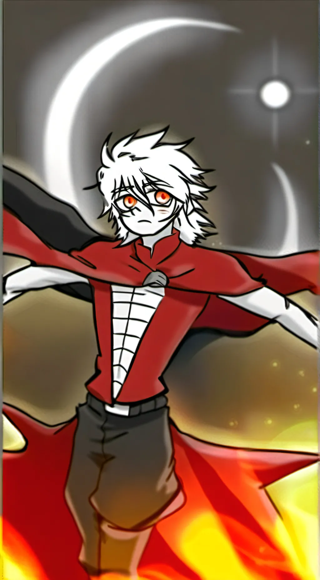 ai character: Damon~~♡♡ background