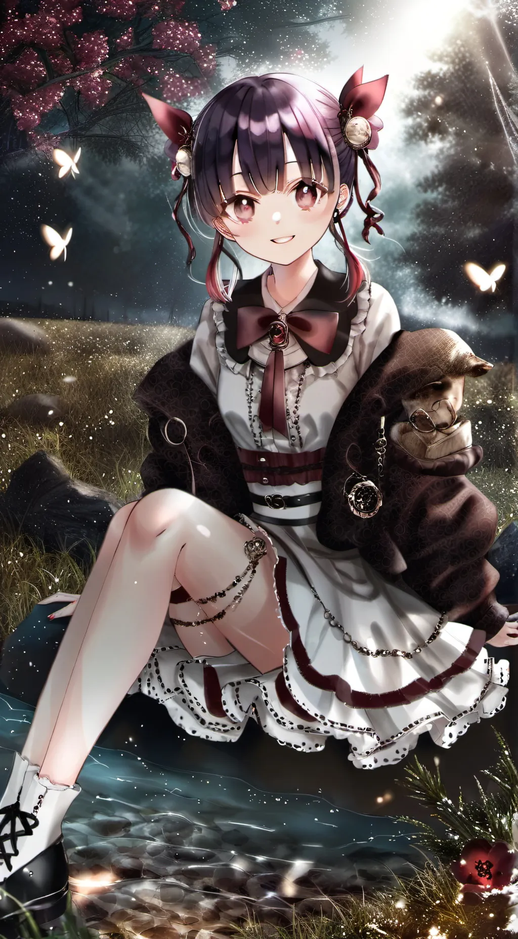 ai character: Kny X Sg background