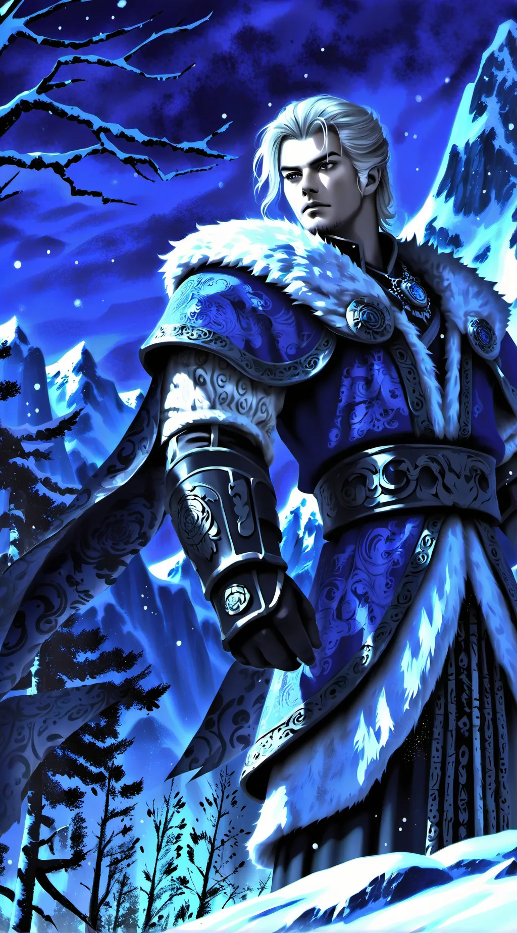 ai character: Shiron  background