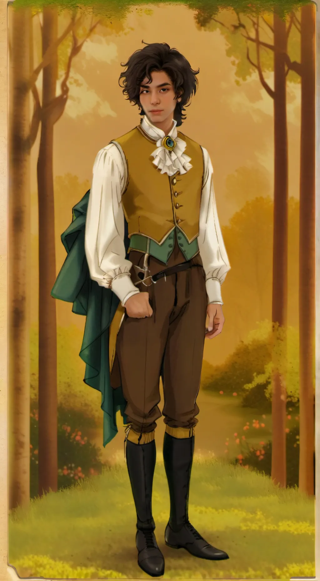 ai character: Coal background