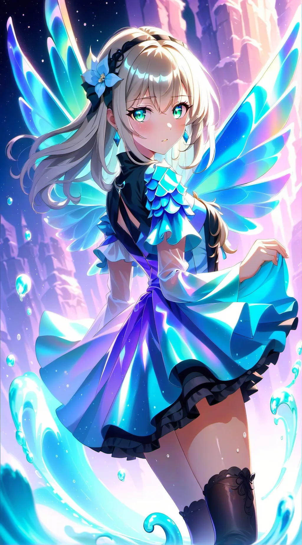 ai character: liz  background