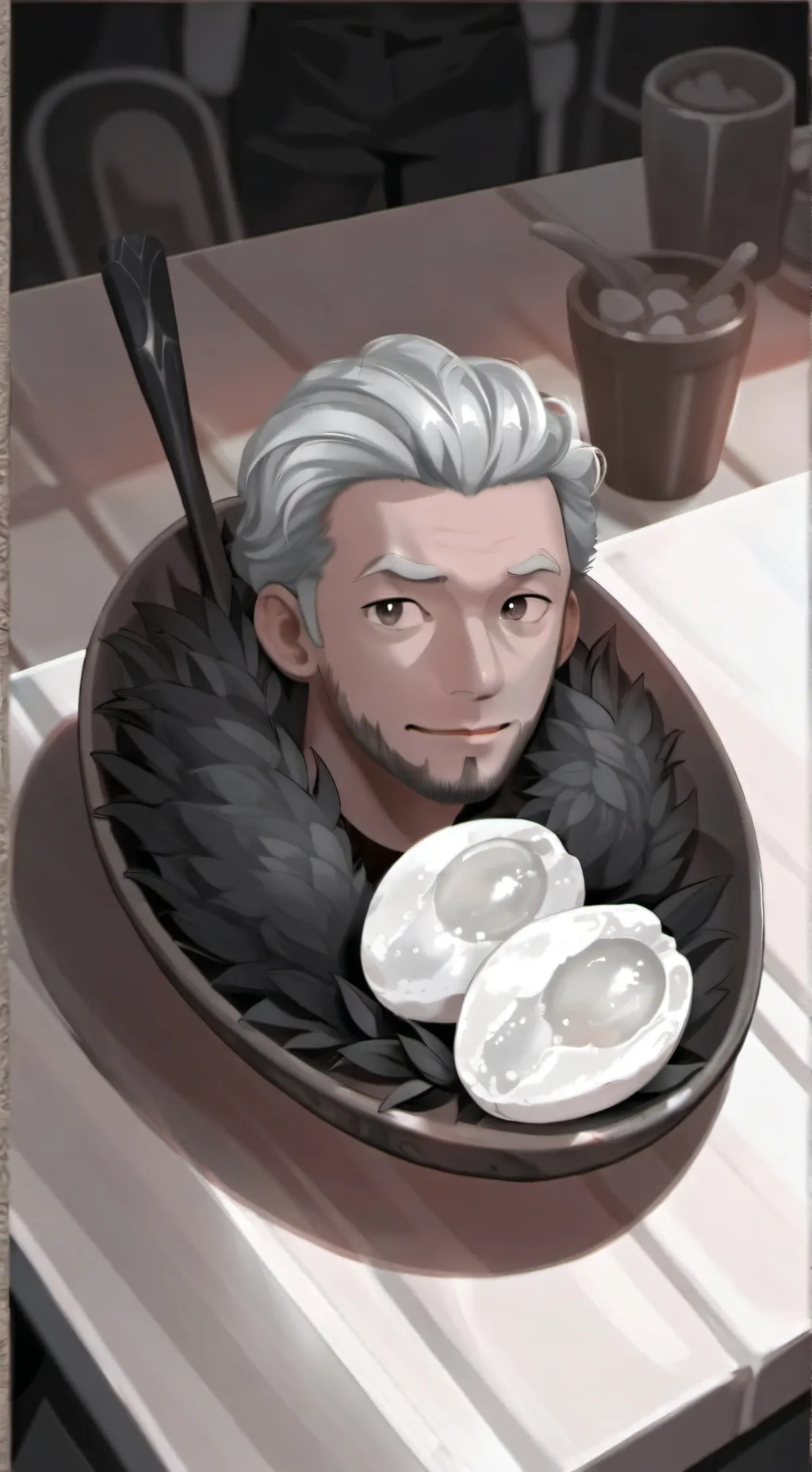 ai character: carlos femboy  background