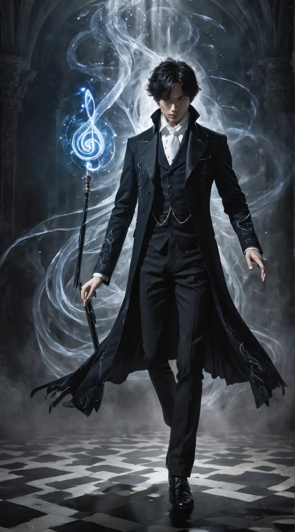 ai character: Maestro background