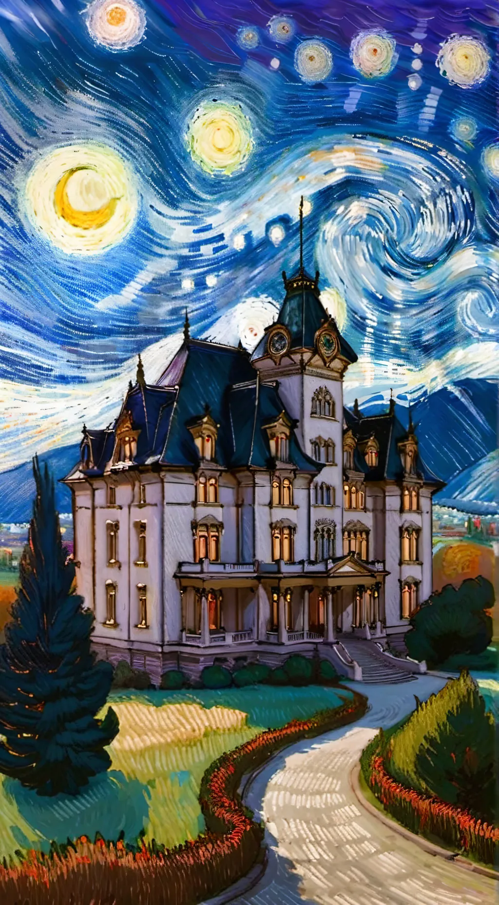 ai character: Interviww w/t/vamp background