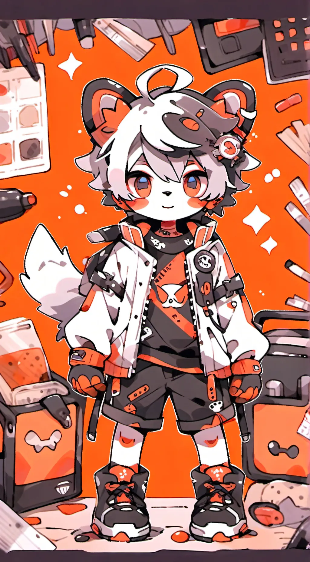 ai character: Cute Furry Spirit background