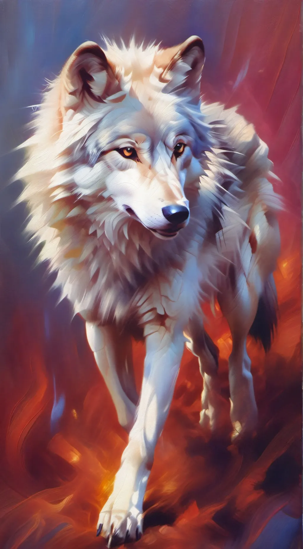 ai character: infecion furry 2 background