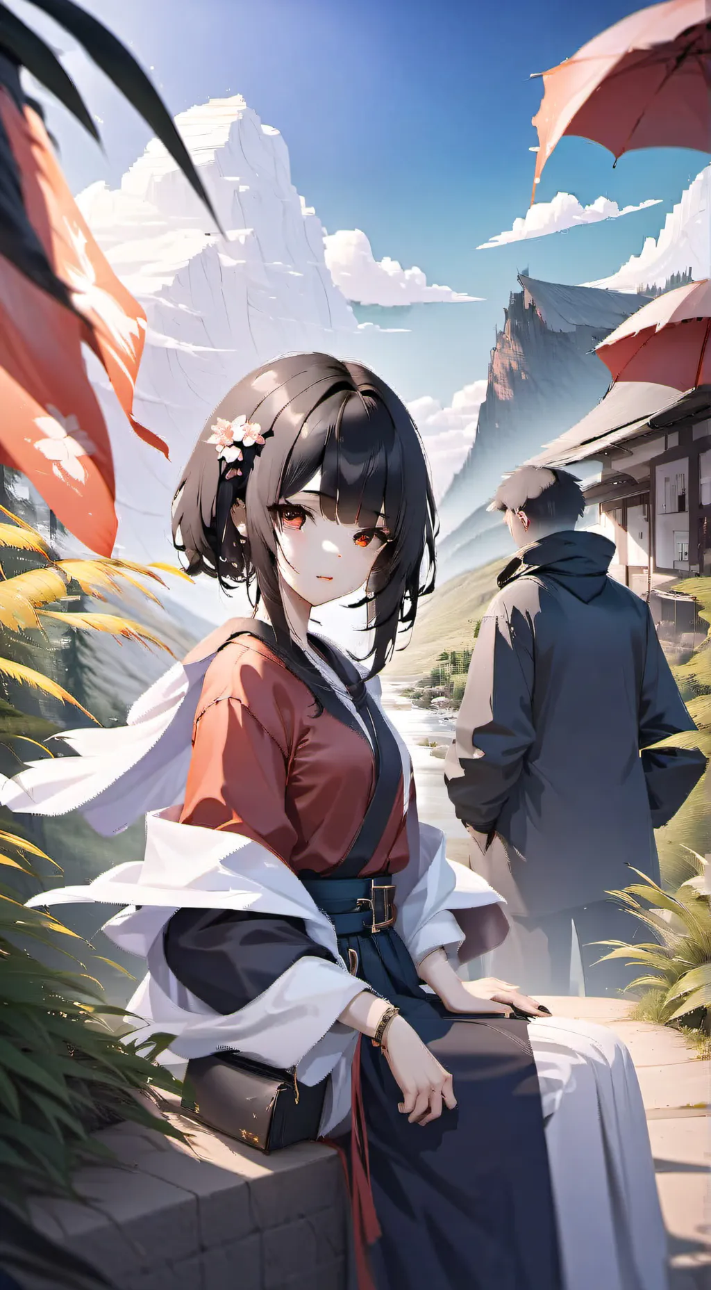 ai character: angela guilar background