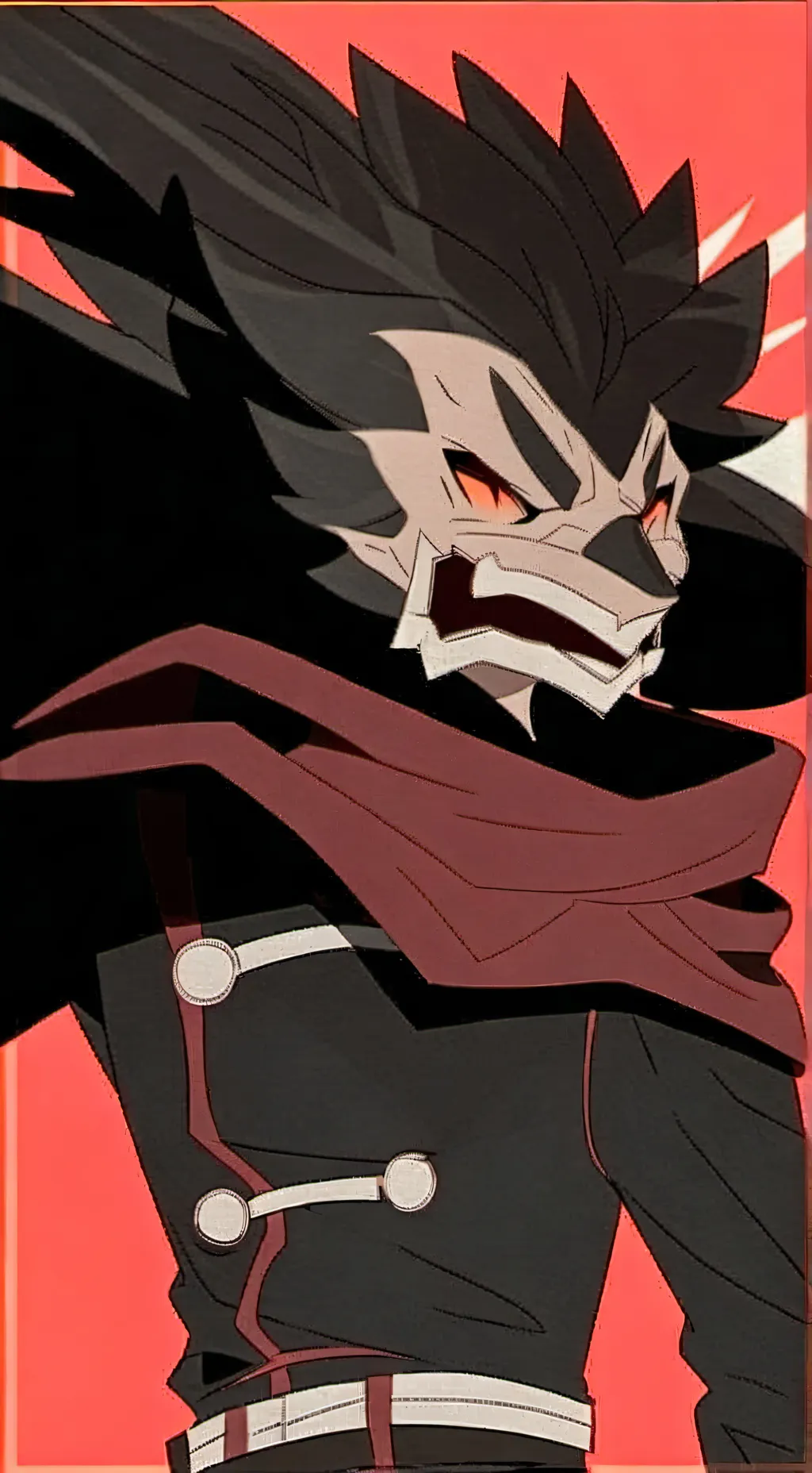 ai character: asazumi kuroi  background