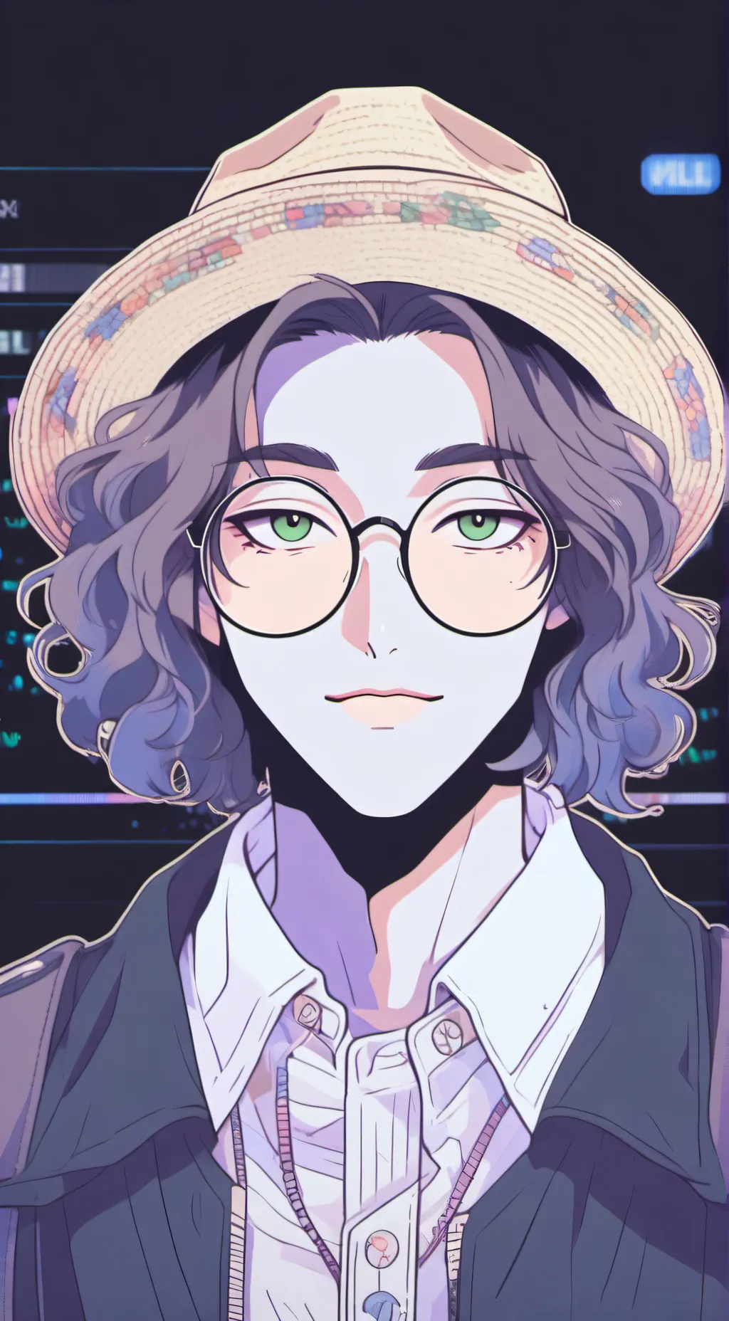 ai character: Dr. MemeLion background