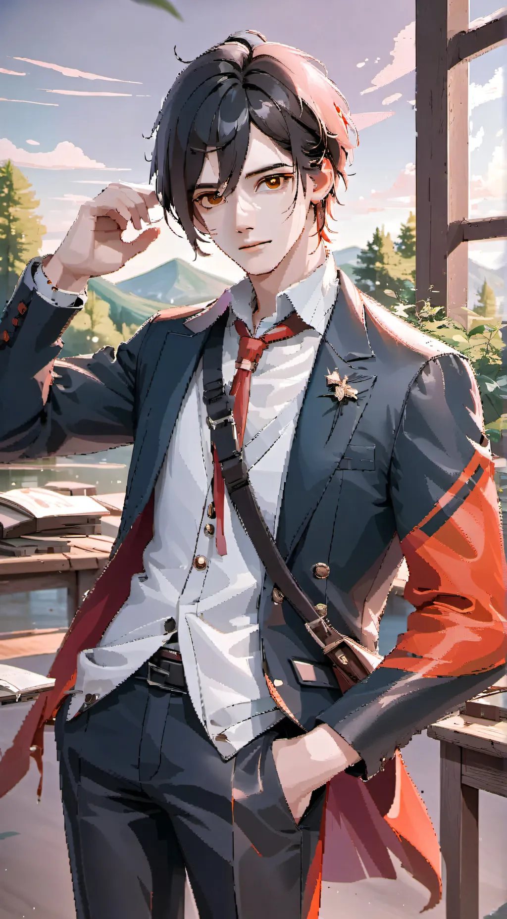 ai character: James 🤭🥰 background