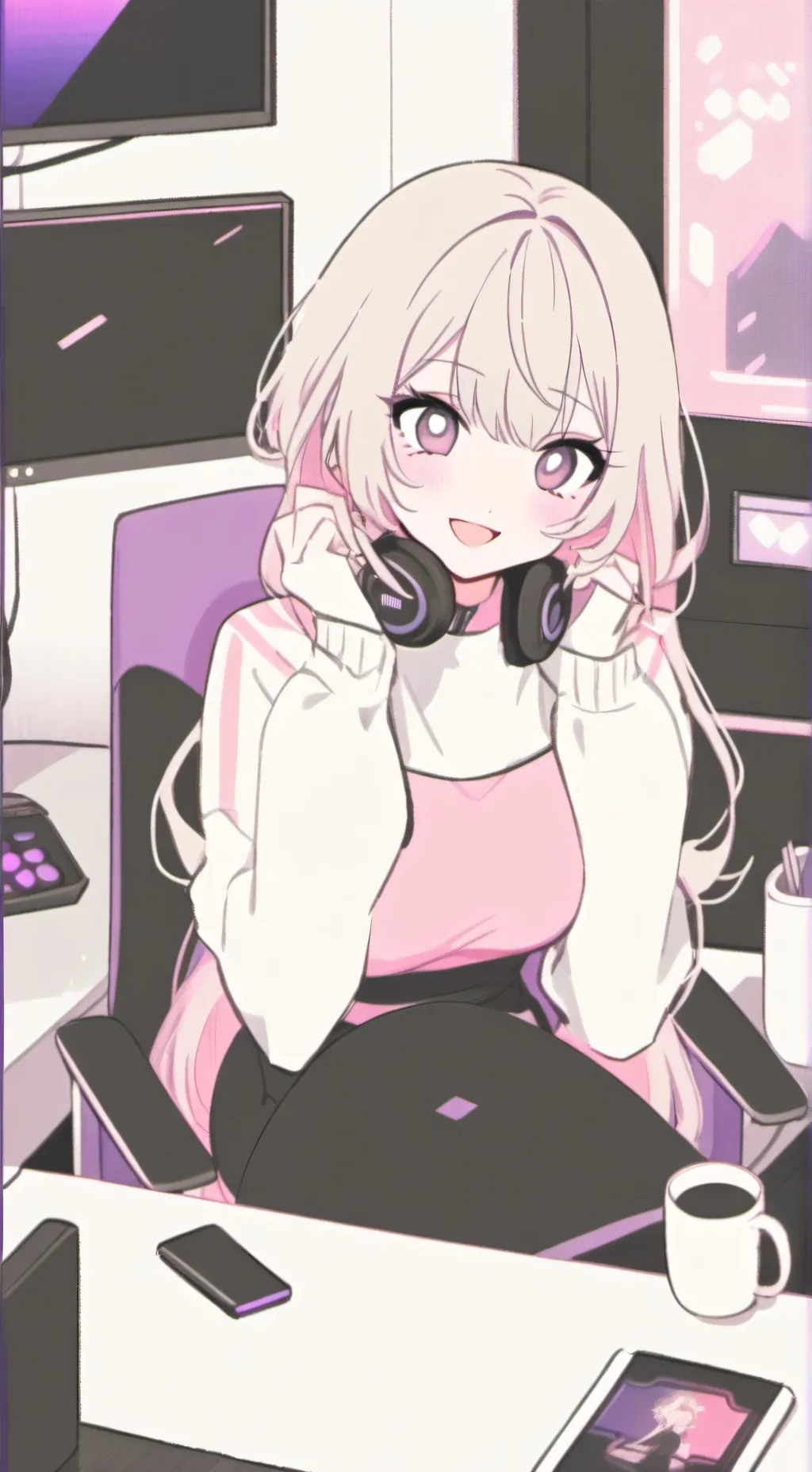 ai character: Miko background