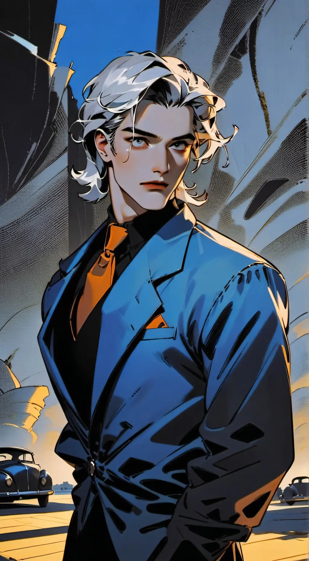 ai character: adam background