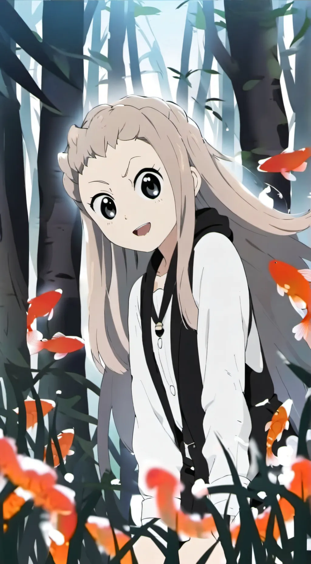 ai character: shrimpo background