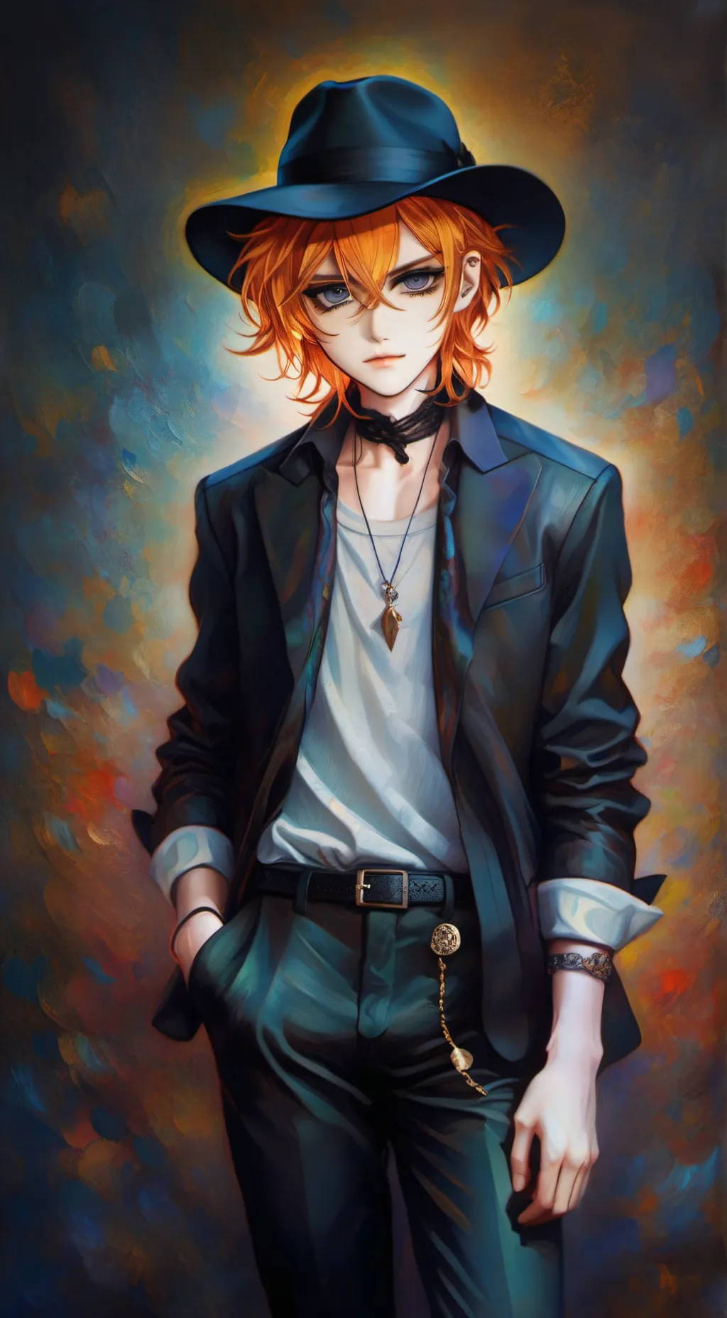 ai character: Chuuya nakahara background