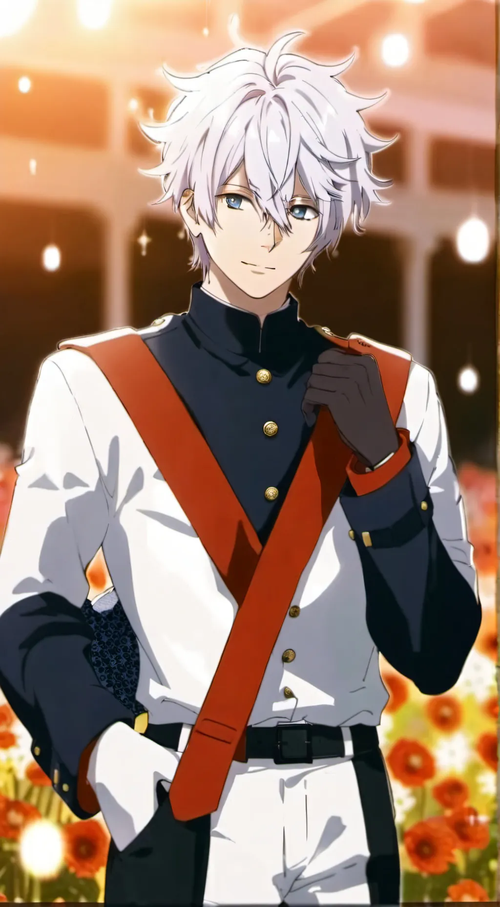 ai character: Satoru gojo background