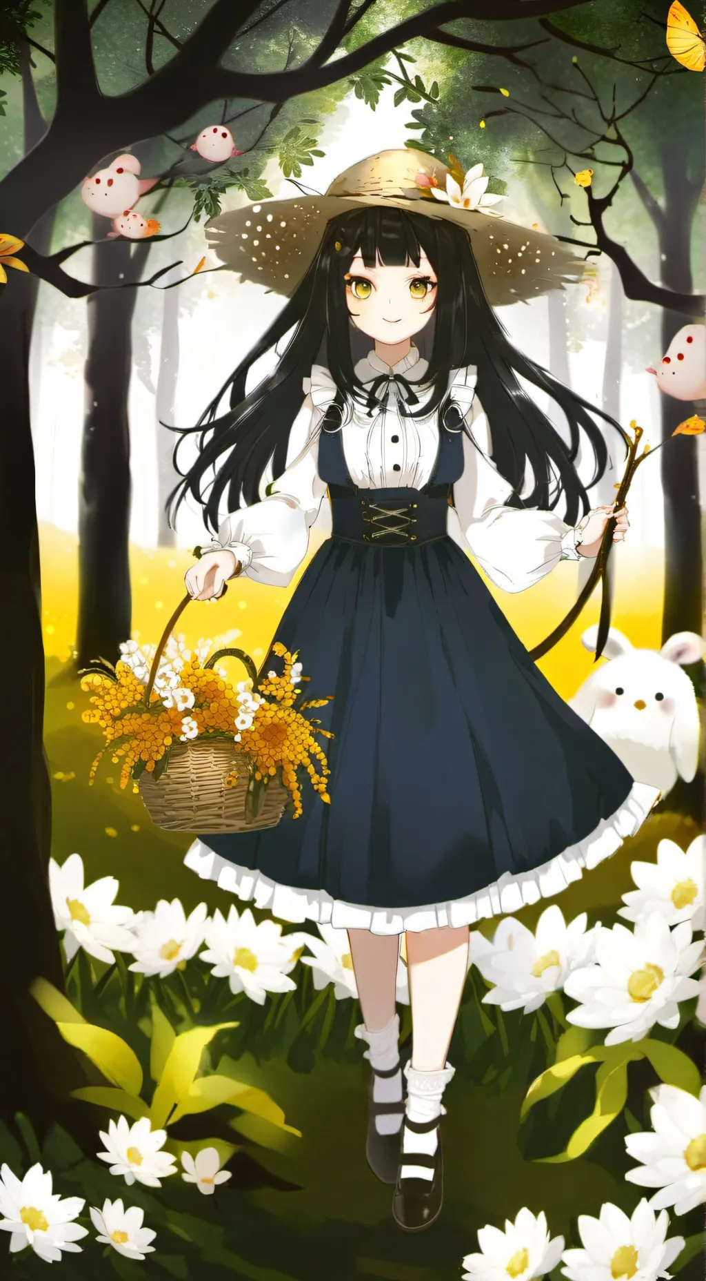 ai character: Sprunki scary trip background