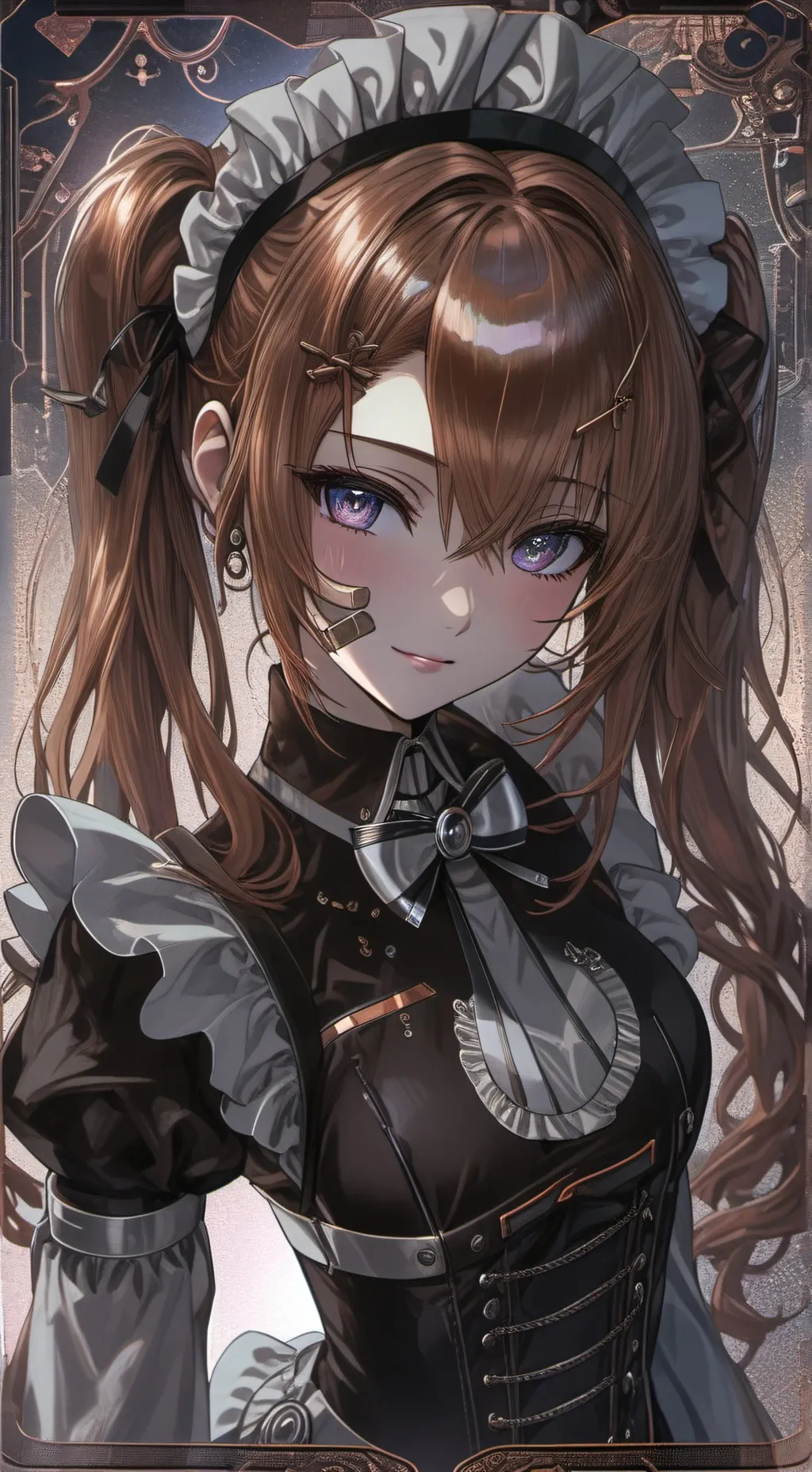 ai character: Copper background