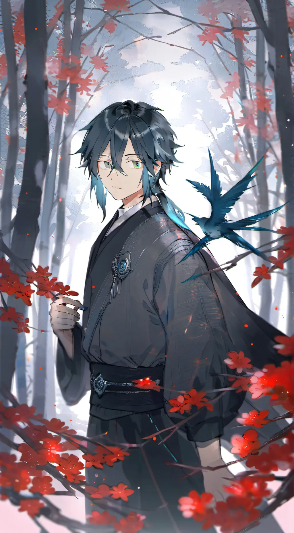 ai character: hero academia  background