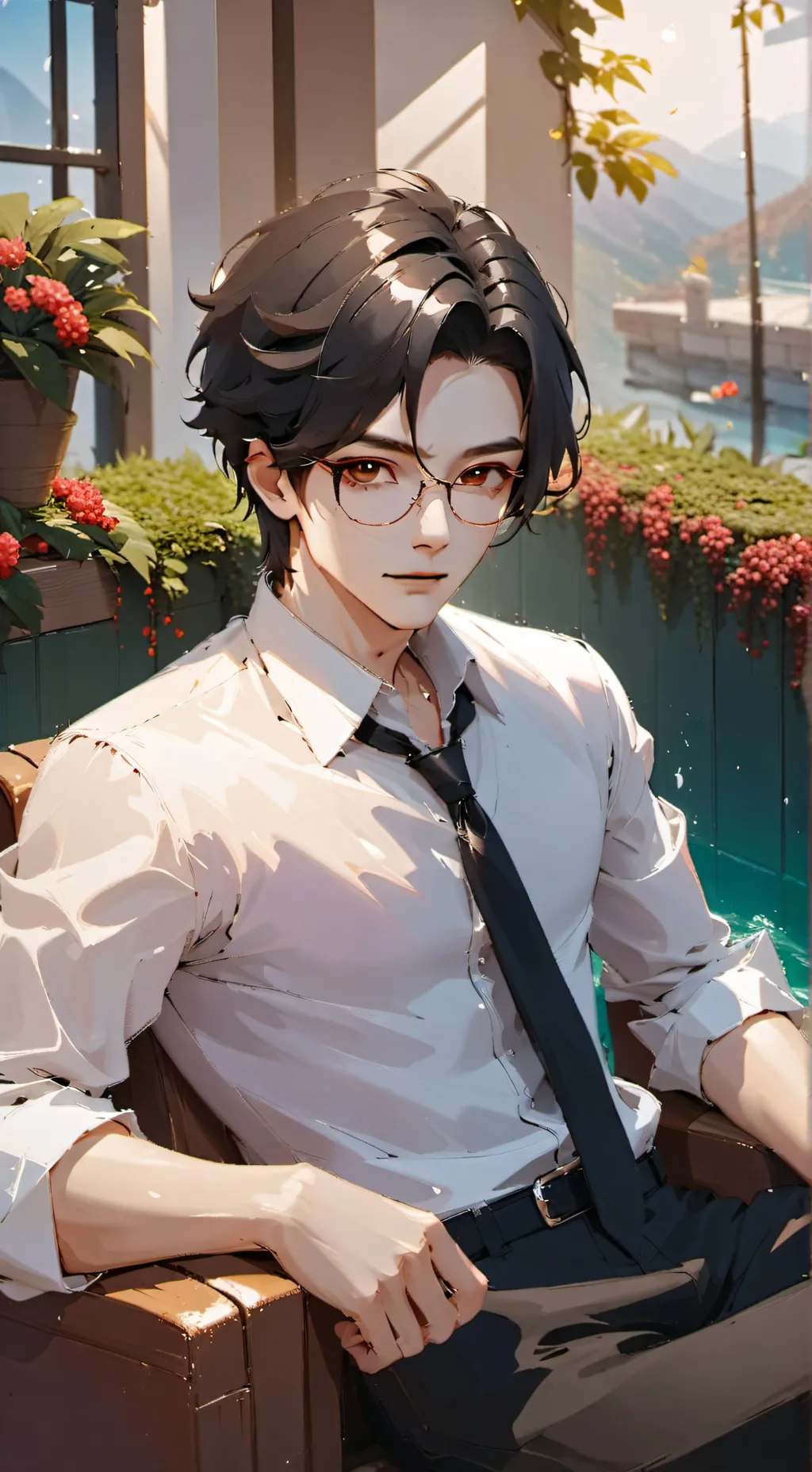 ai character: Adrian Davis background