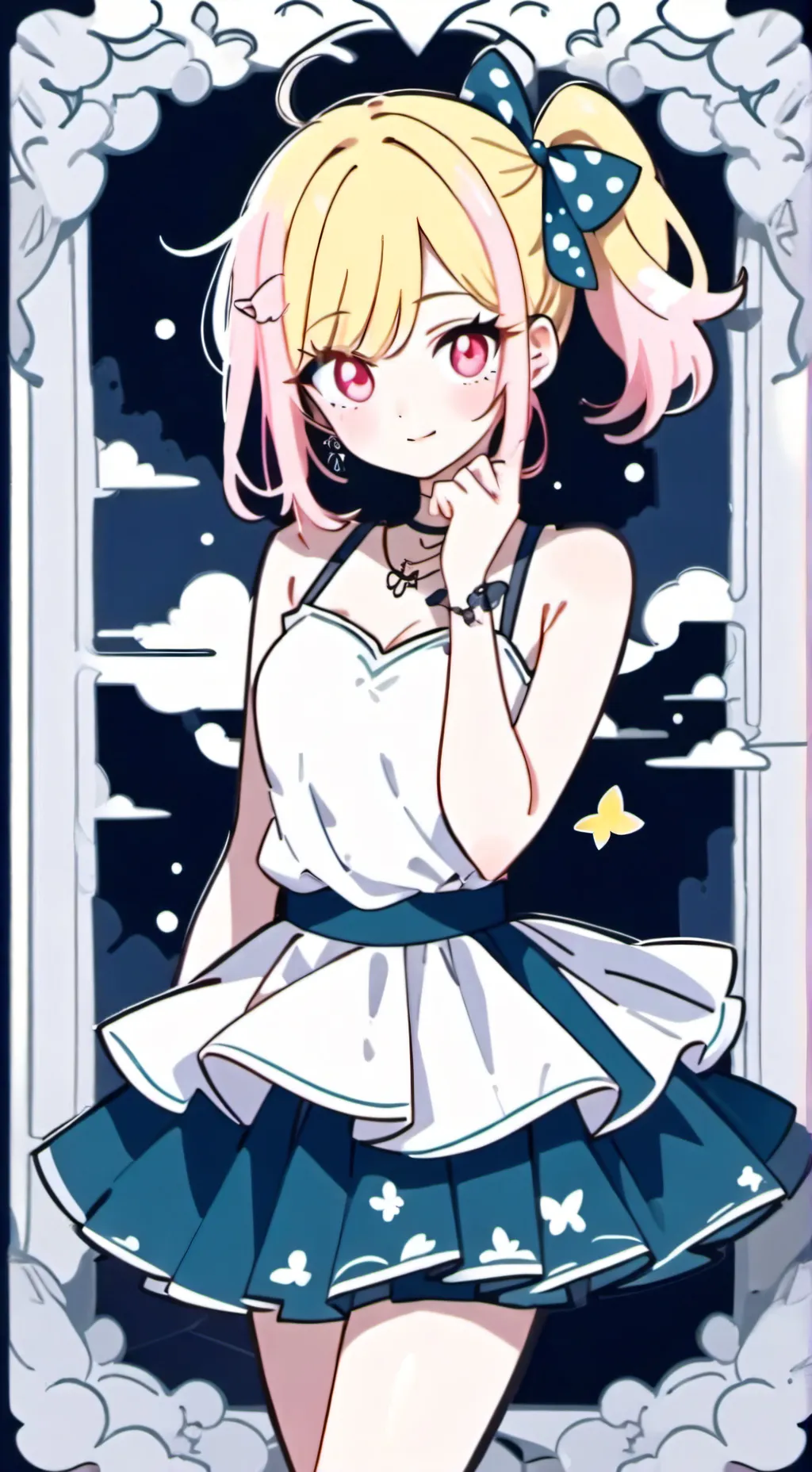 ai character: Pinky  background