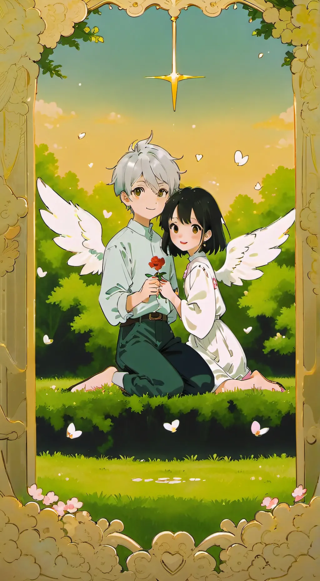 ai character: cupid's lover background