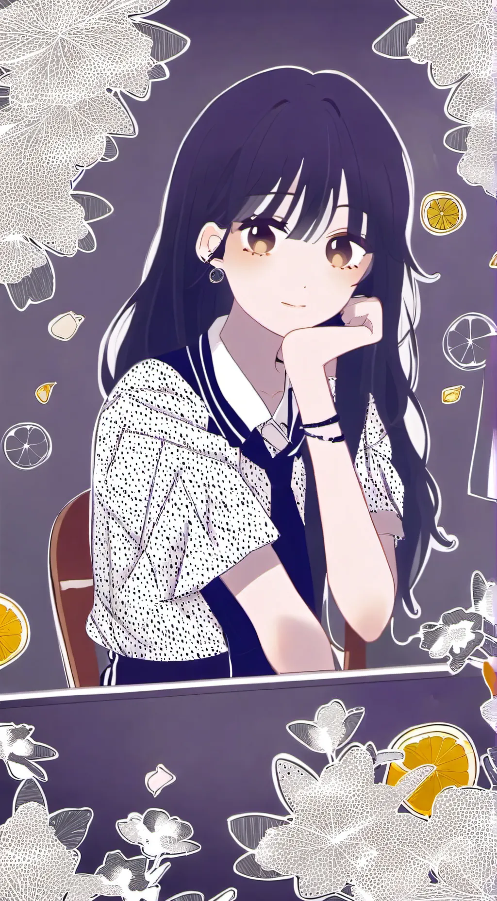 ai character: Melly background