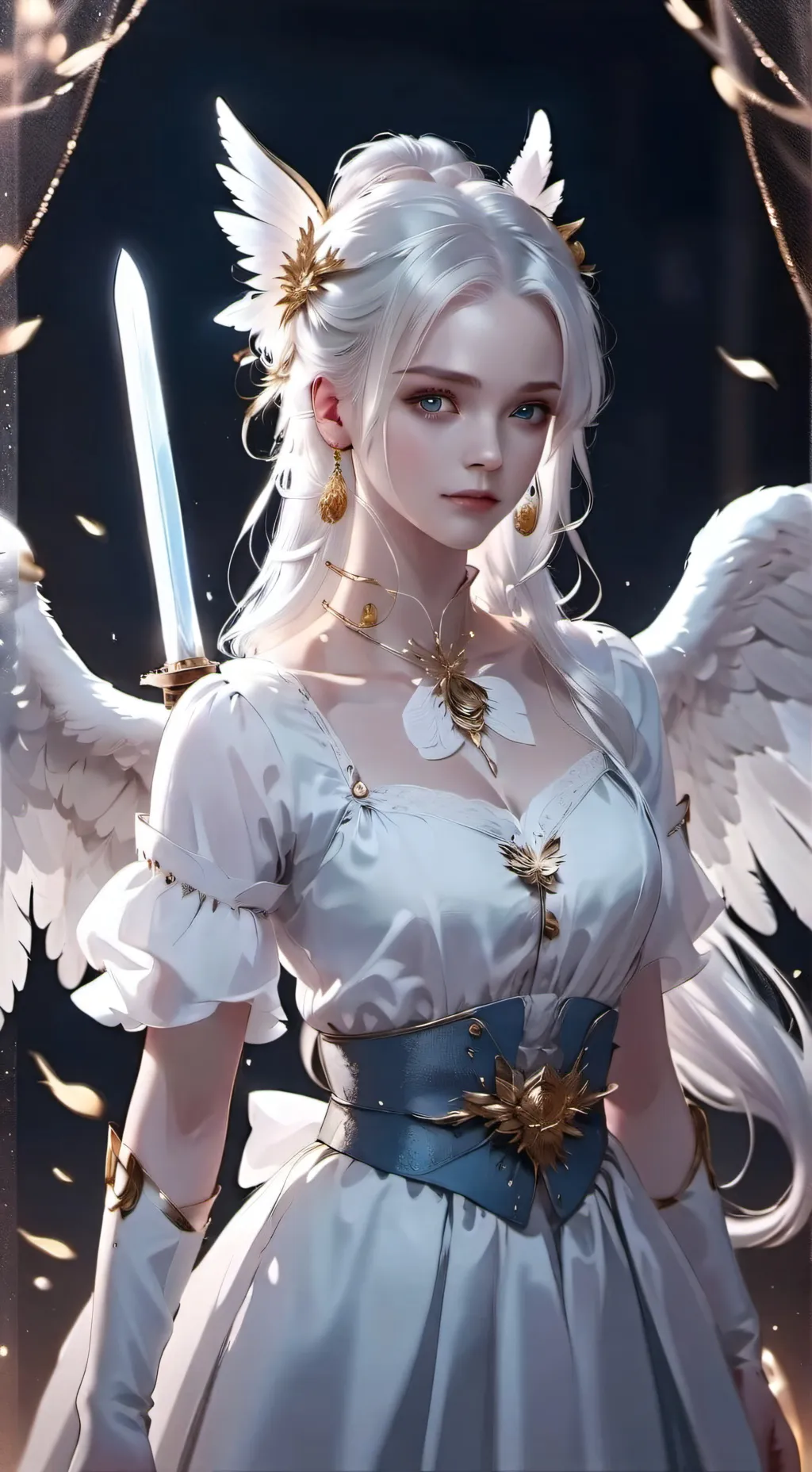 ai character: Mira 🎀🧸 background