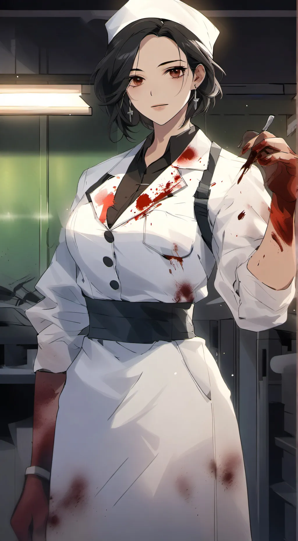 ai character: fem surgeon cp background