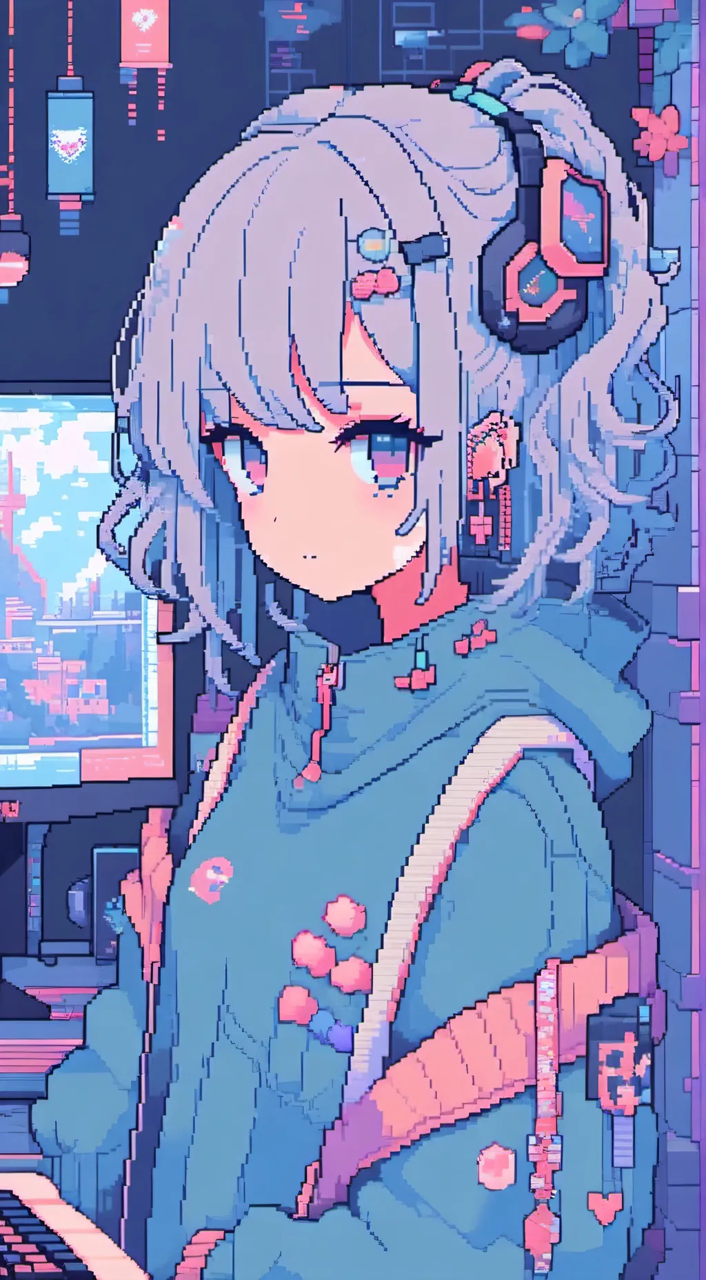 ai character: Luna background