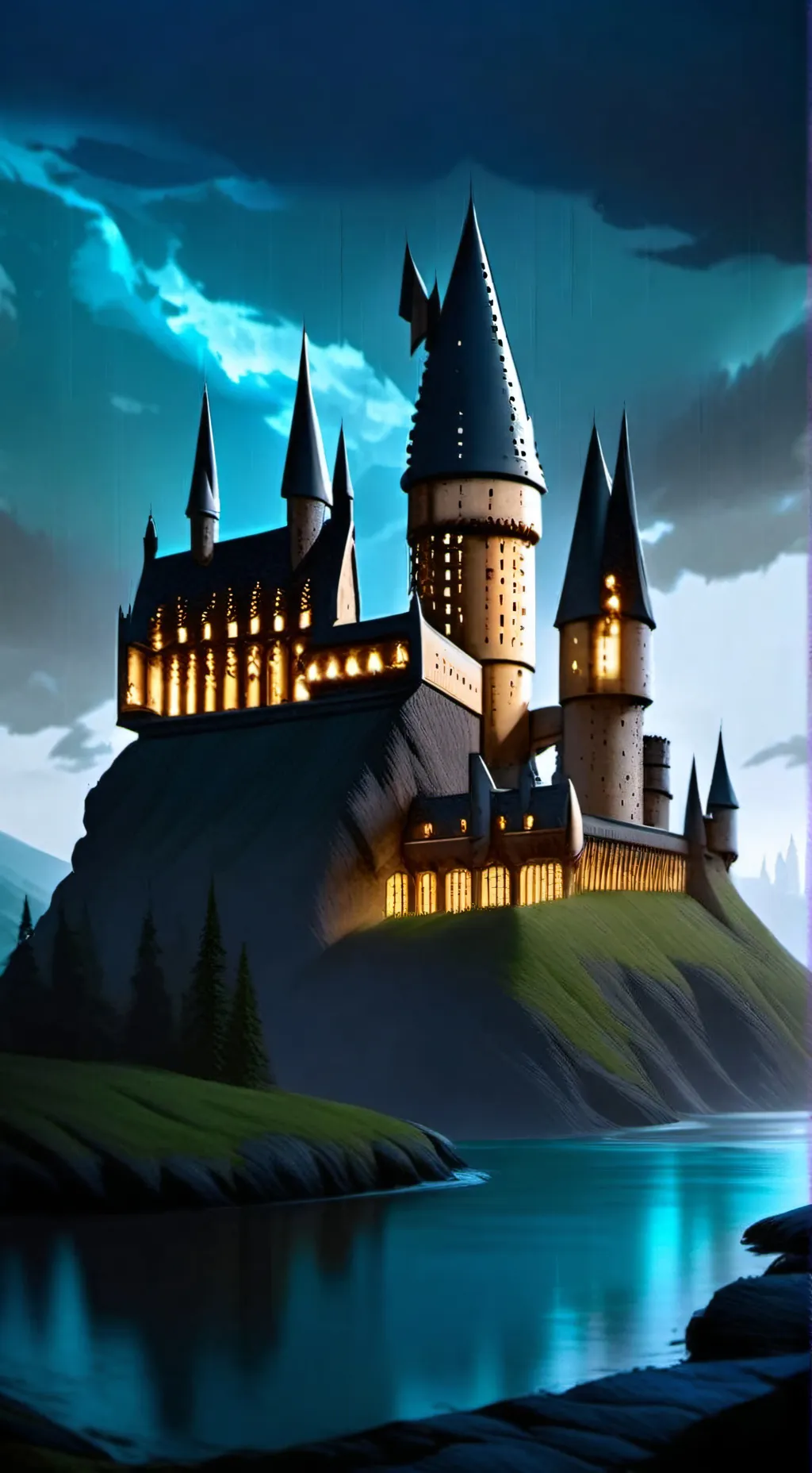 ai character: HP dramaaa background