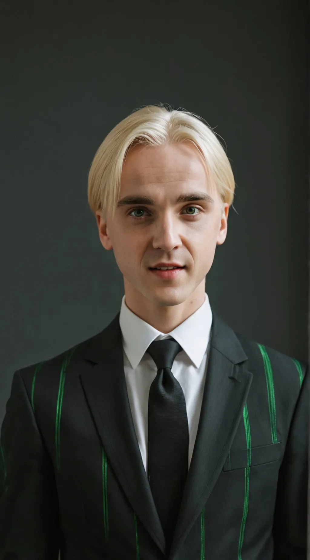 ai character: Draco 💚🍀🌲☘️🌿 background