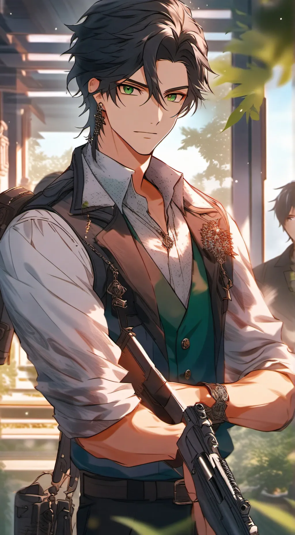 ai character: mafia boss asher background