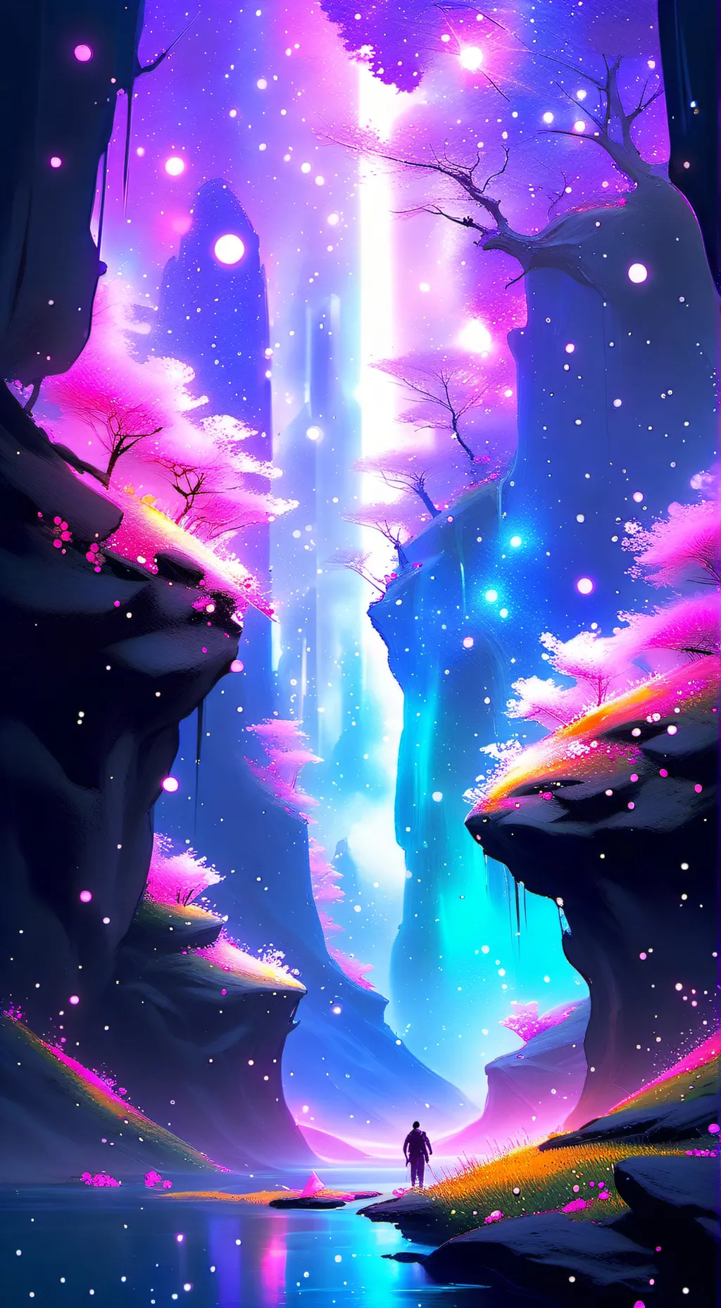 ai character: Landys visit  background