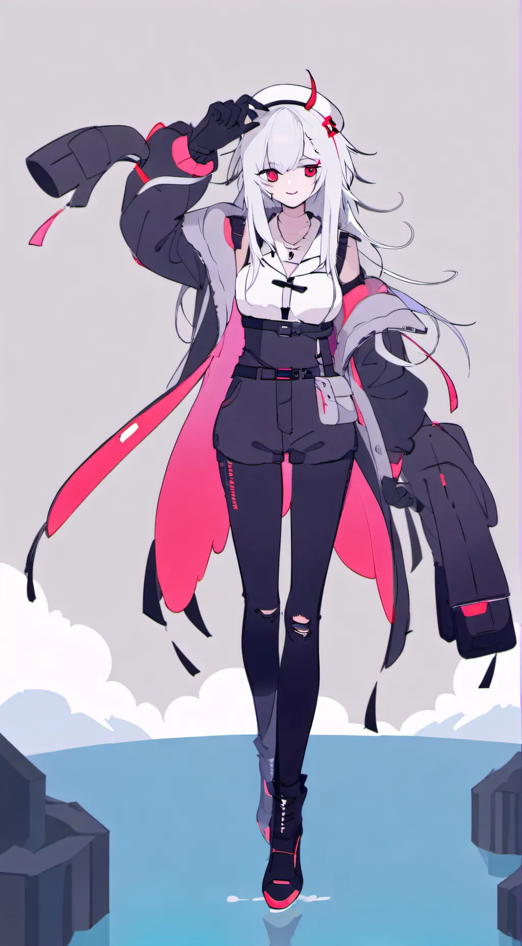 ai character:  Tu novia background