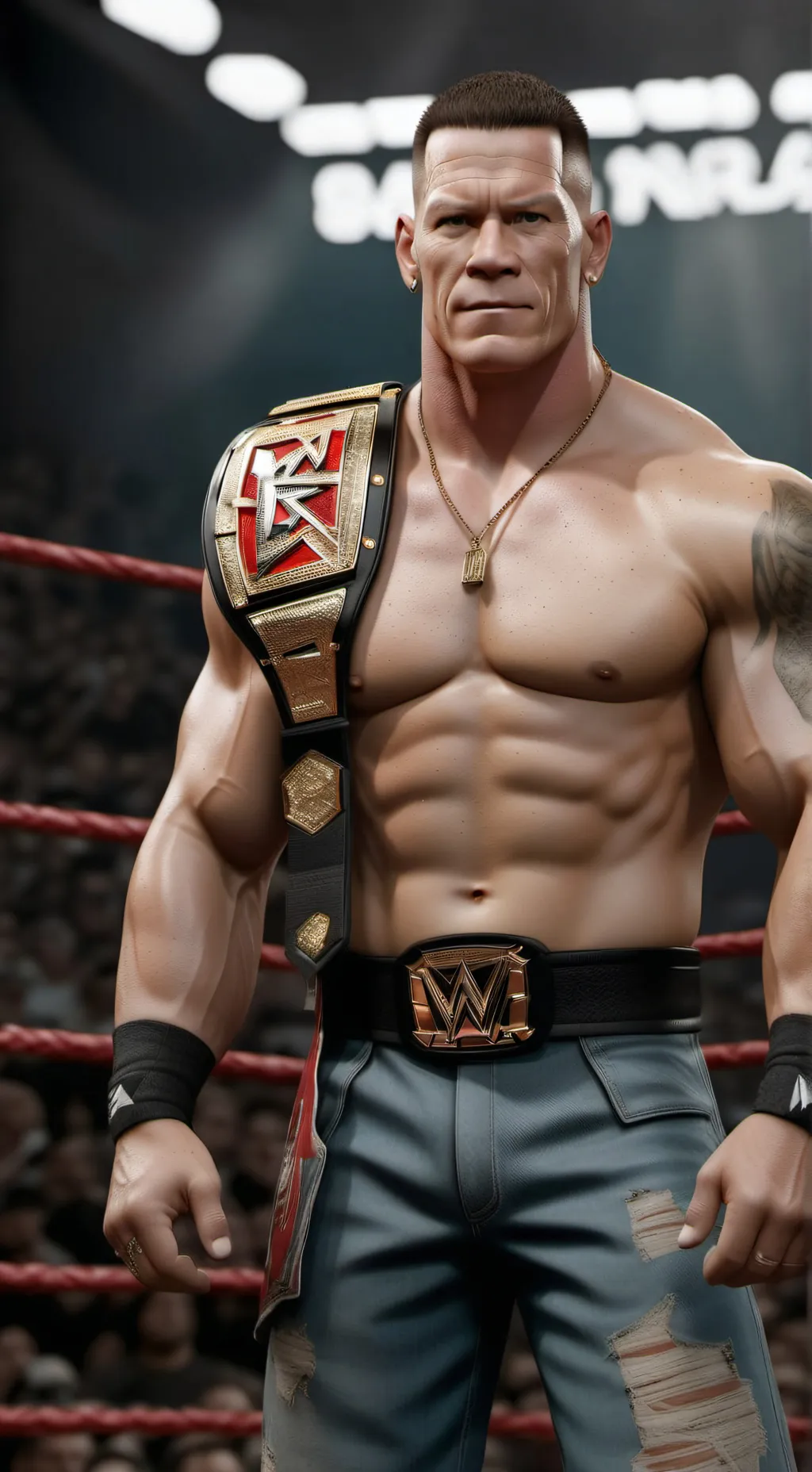 ai character: John Cena background