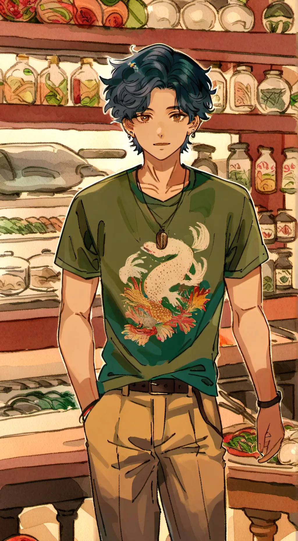 ai character: Liam background