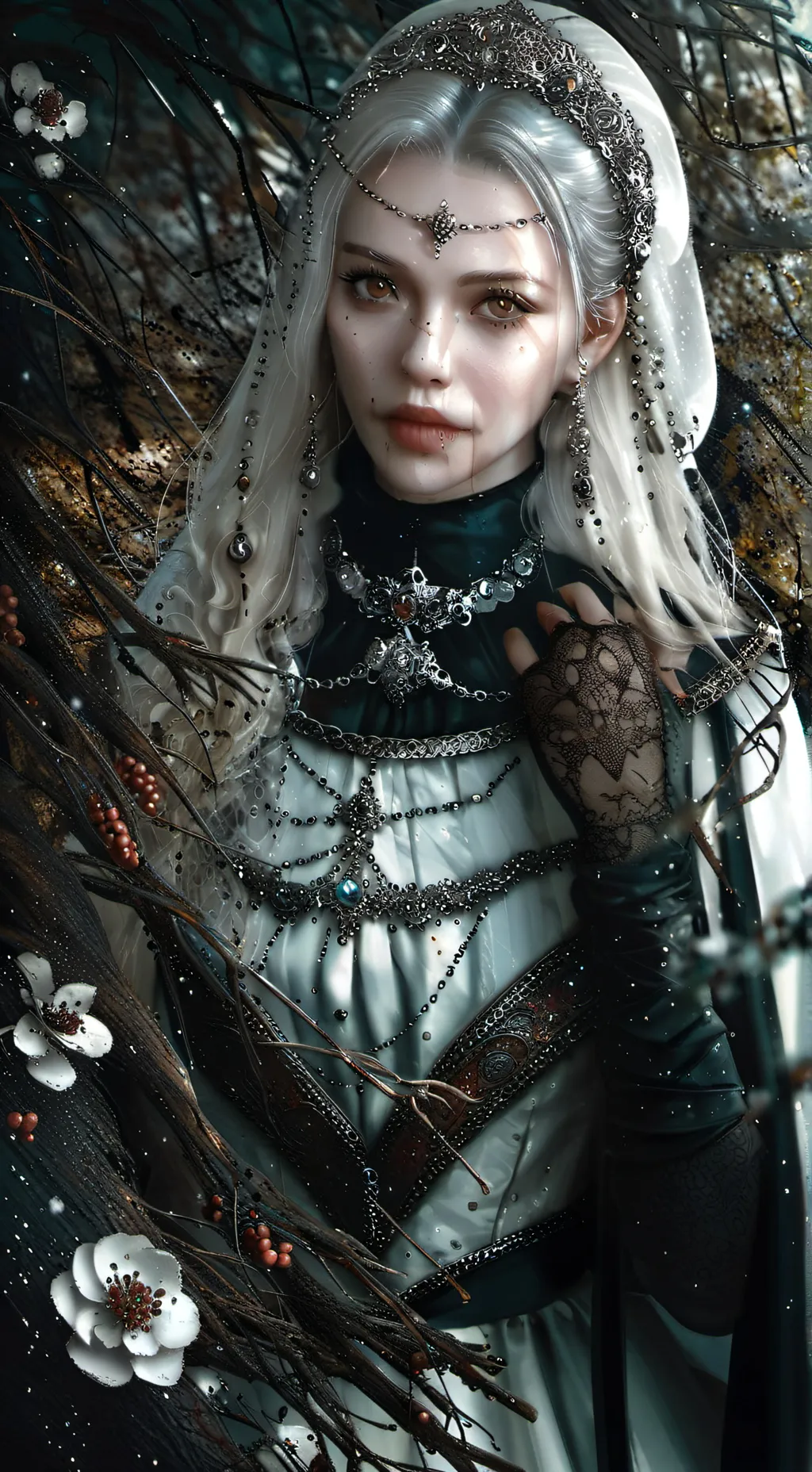 ai character: queen verolina background