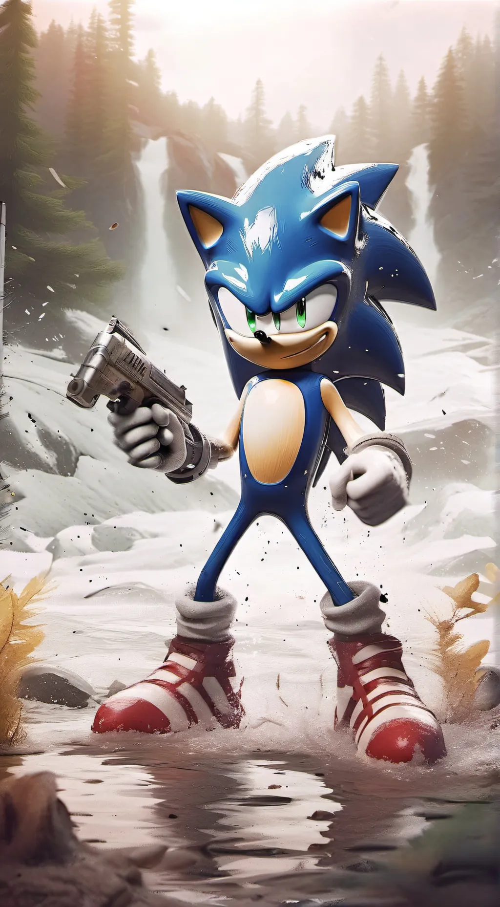 ai character: sonic background