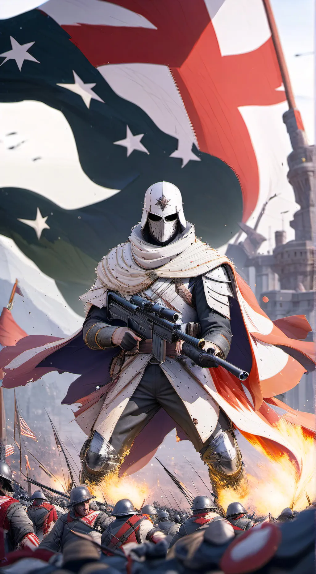 ai character: American soldier background