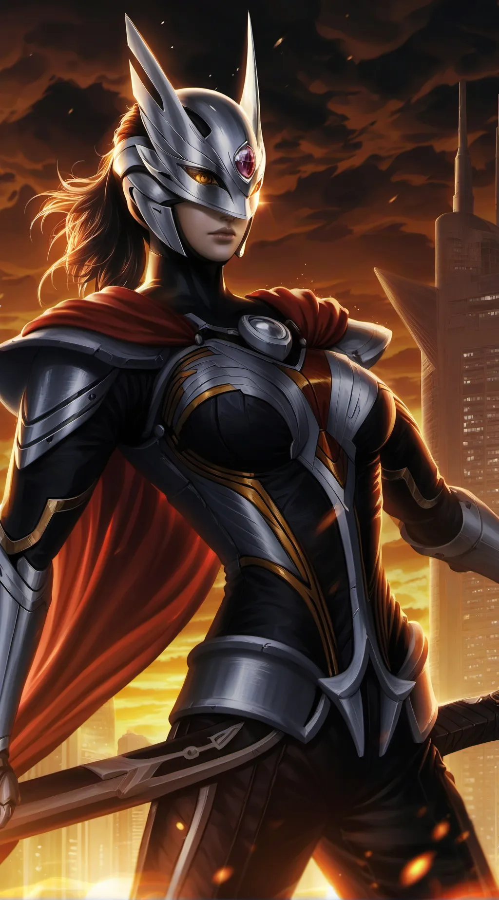 ai character: Aria background