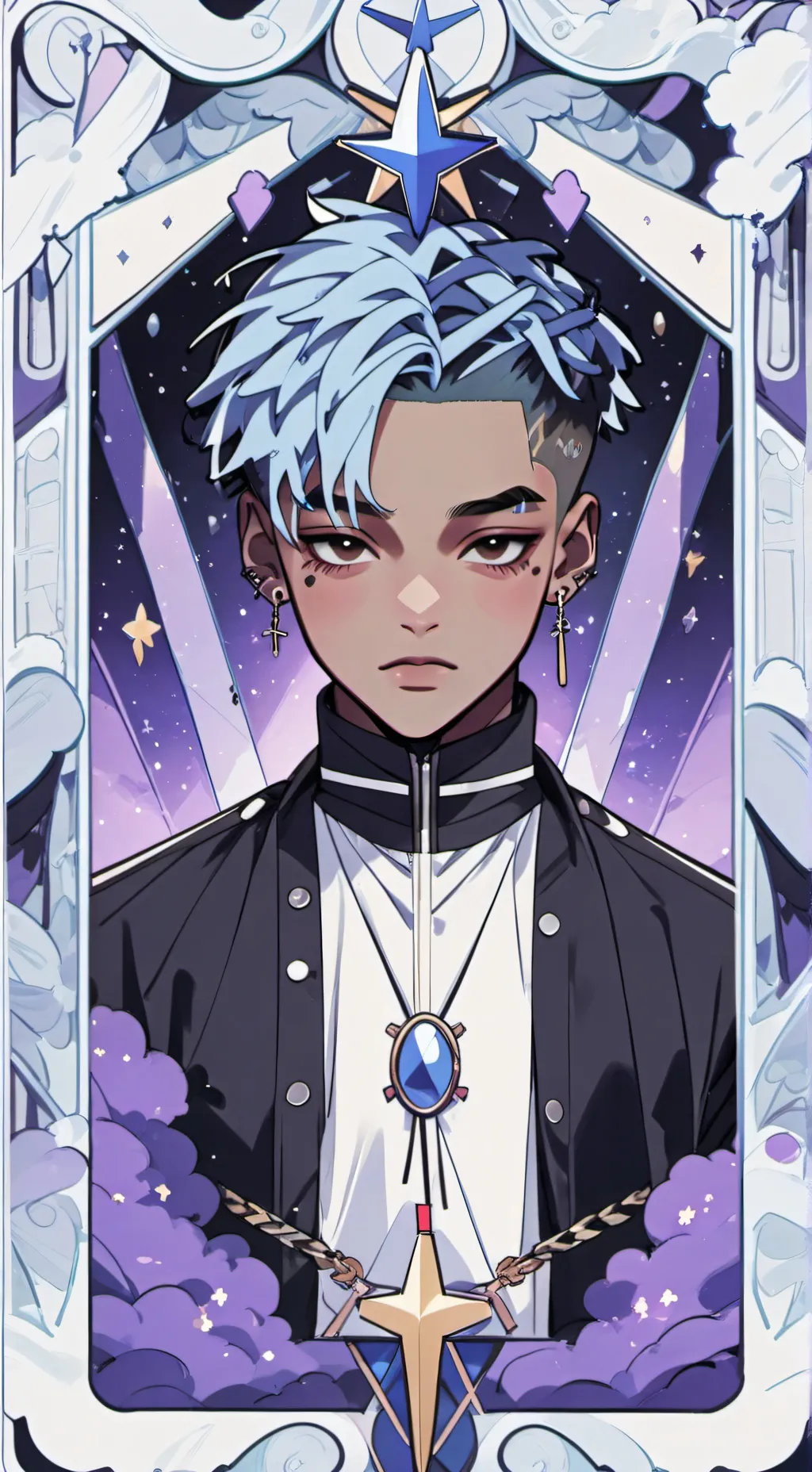 ai character: Xxxtentacion background