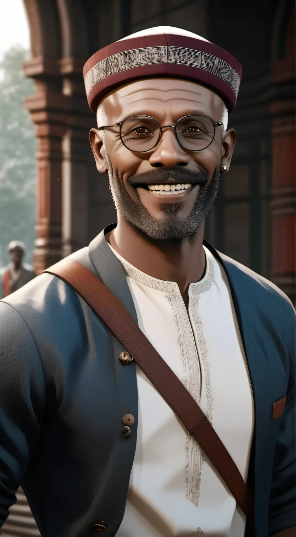 ai character: lukasbanban  background