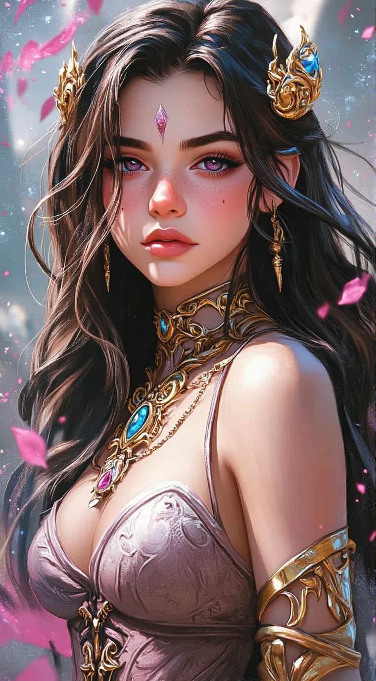 ai character: aria(you)×angel background