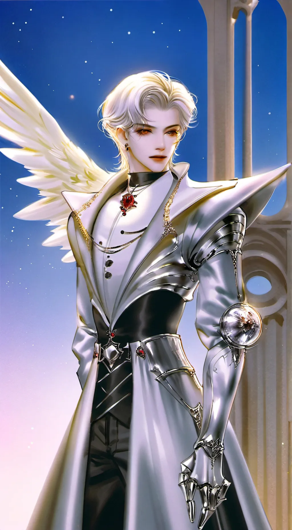 ai character: Blate background