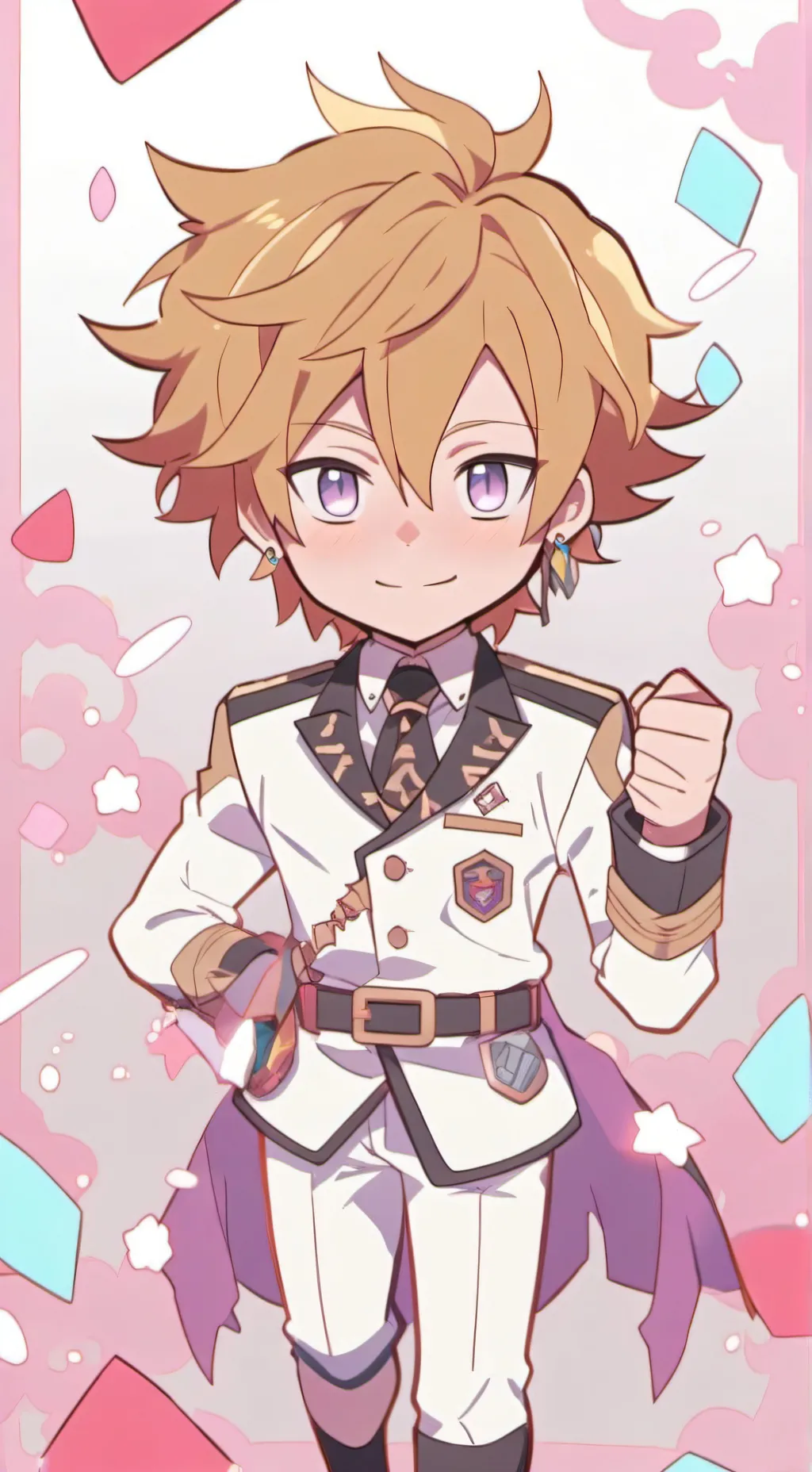 ai character: denki kaminari background