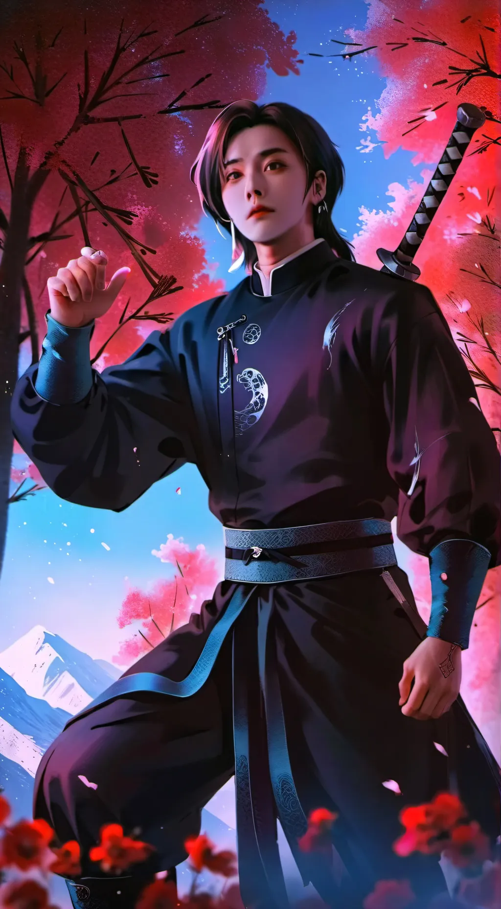 ai character: Tomorrow background