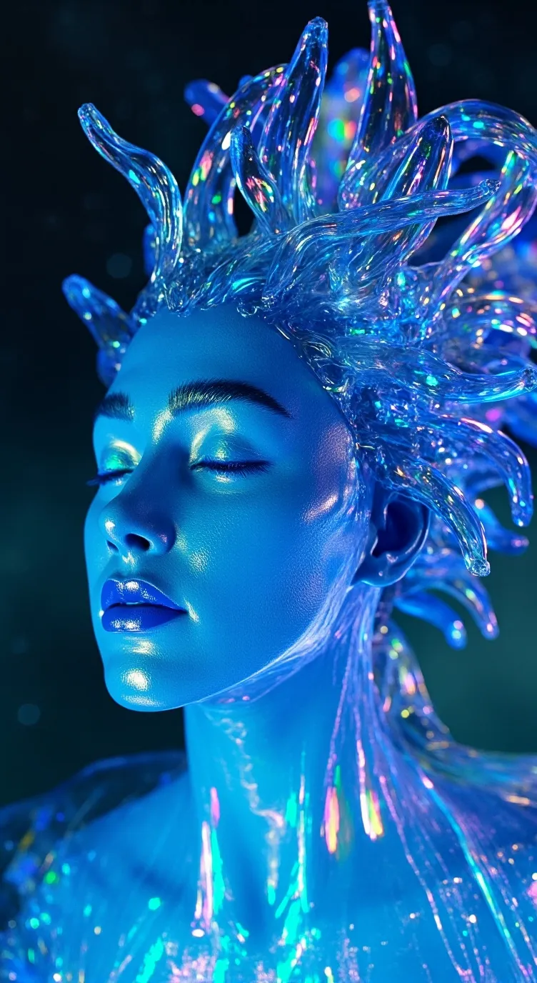 ai character: Crystal background