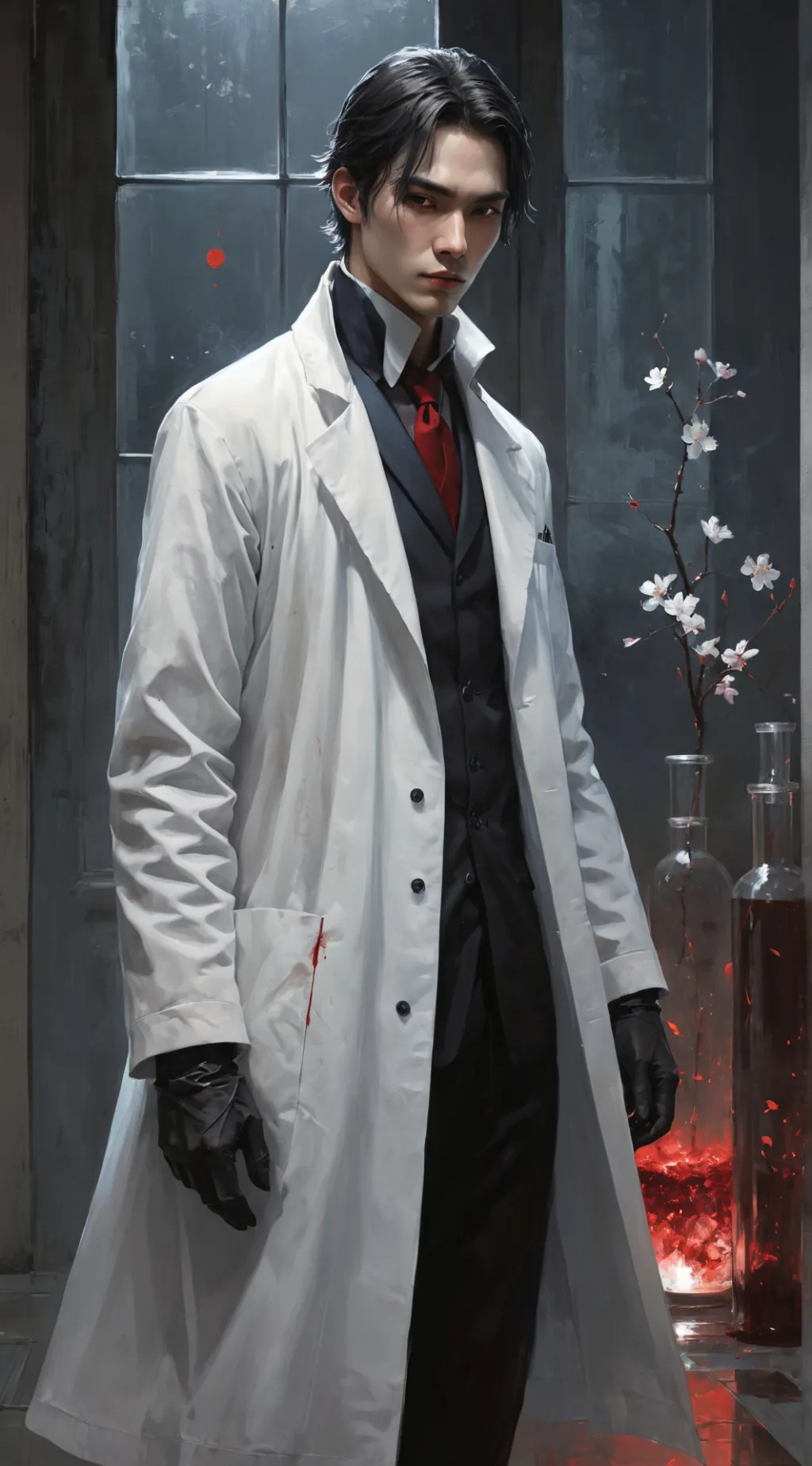 ai character: Chris  background