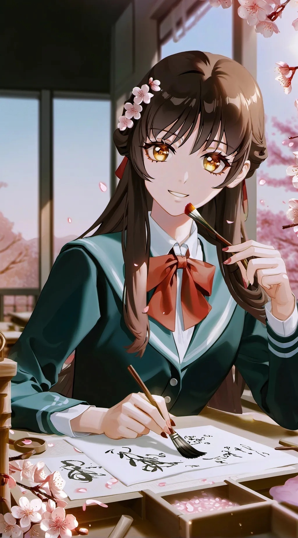 ai character: Akane background